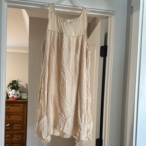 Altar'd State Cream Sleeveless Dress